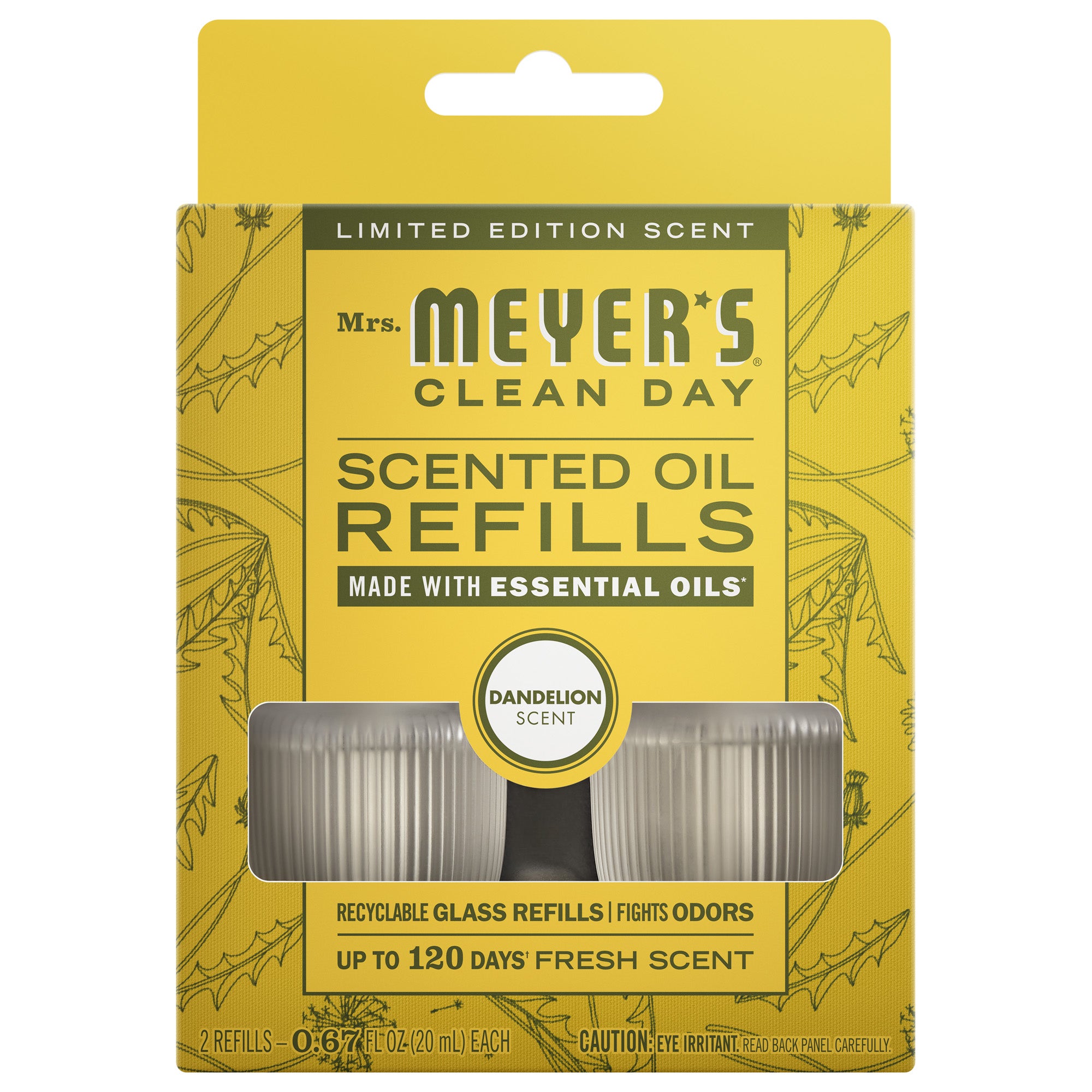 Dandelion Plug In Scented Oil Refill. 2-Pack
